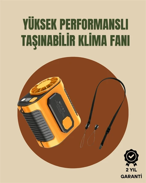 Taşınabilir Usb Şarjlı Turbo Fan – 3 Modlu Soğutma, Hafif & Kompakt ürün görseli 1
