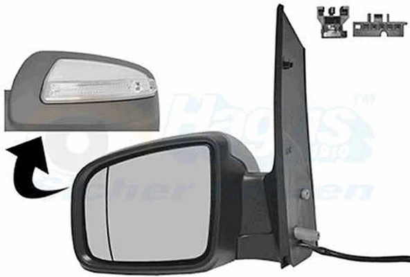 Mercedes Vito.111,115,116Cdı 2010  Ayna Camı Sol Çız.Res. (Oem No:A0028114133) ürün görseli 1