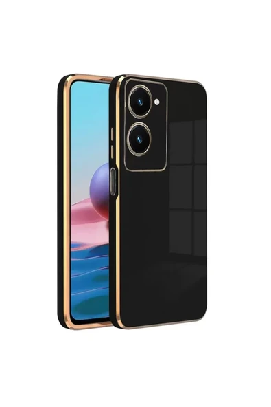 Newface Vivo Y18 Kılıf Volet Silikon - Siyah ürün görseli 1