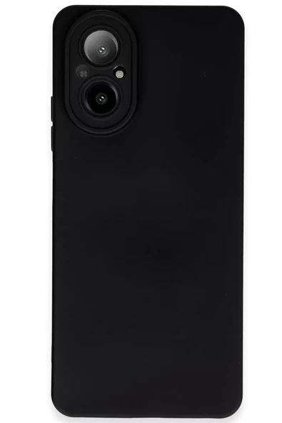 Newface Realme 12 Lite Kılıf Nano içi Kadife Silikon - Siyah ürün görseli 1