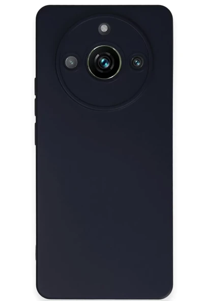Newface Realme 11 Pro Kılıf Nano içi Kadife Silikon - Lacivert ürün görseli 1