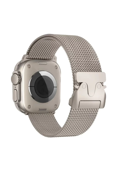 Newface Apple Watch 42mm Milano Metal Kordon - Titan Gri ürün görseli 1