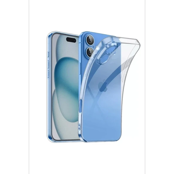 Newface Apple iPhone 16 Plus Kılıf Lüx Şeffaf Silikon - Resim 3