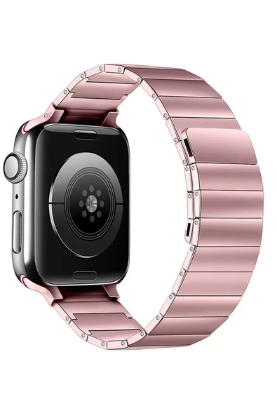 Newface Apple Watch 42mm KR404 Huks Kordon - Rose Gold ürün görseli 1