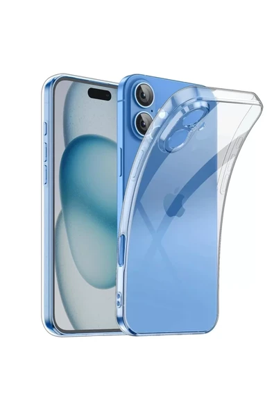 Newface Apple iPhone 16 Plus Kılıf Lüx Şeffaf Silikon ürün görseli 1