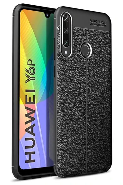 Newface Huawei Y6P Kılıf Auto Focus Kapak - Siyah ürün görseli 1