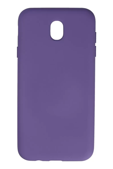 Newface Samsung Galaxy J7 Pro / J730 Kılıf Nano içi Kadife Silikon - Mor ürün görseli 1