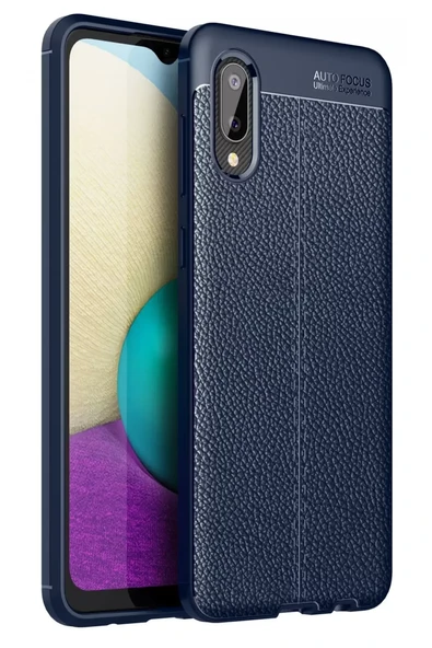 Newface Samsung Galaxy A02 Kılıf Auto Focus Kapak - Lacivert ürün görseli 1