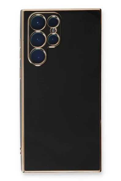 Newface Samsung Galaxy S22 Ultra Kılıf Volet Silikon - Siyah ürün görseli 1
