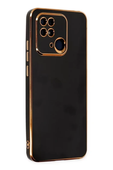 Newface Xiaomi Redmi 10C Kılıf Volet Silikon - Siyah ürün görseli 1