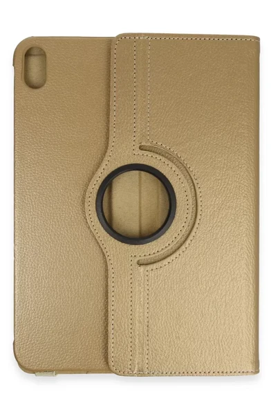 Newface Apple iPad 2022 10.9 (10.nesil) Kılıf 360 Tablet Deri Kılıf - Gold ürün görseli 1