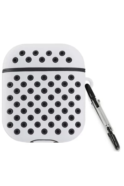 Newface Apple Airpods 3 (3.nesil) Spor Delikli Kılıf - Gri-Siyah ürün görseli 1