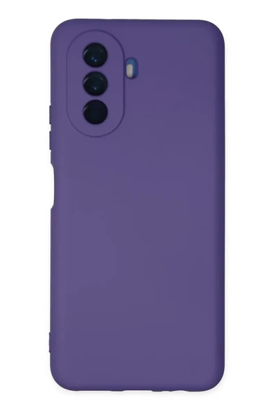 Newface Huawei Nova Y70 Kılıf Nano içi Kadife Silikon - Mor ürün görseli 1