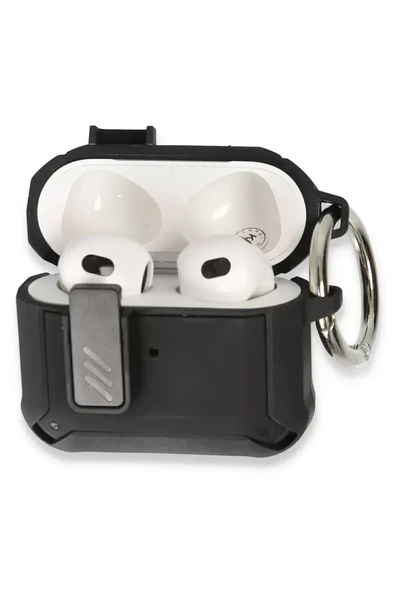 Newface Apple Airpods 3 (3.nesil) Truva Kılıf - Siyah ürün görseli 1