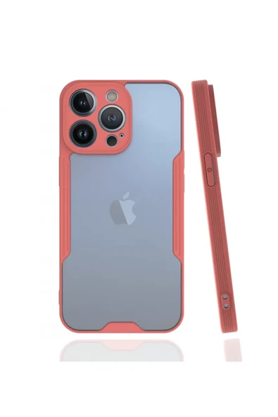 Newface Apple iPhone 13 Pro Kılıf Platin Silikon - Pembe ürün görseli 1