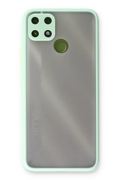 Newface Realme C25 Kılıf Montreal Silikon Kapak - Turkuaz ürün görseli 1