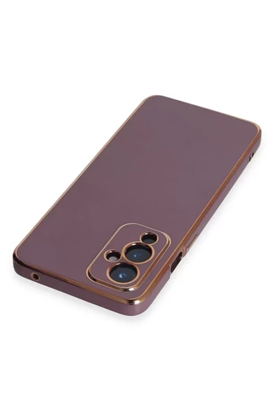 Newface One Plus 9 Kılıf Volet Silikon - Mor - Resim 3