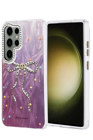 Newface Samsung Galaxy S25 Ultra Kılıf Blade Aynalı Desenli Kapak - Desen 1 ürün görseli 1