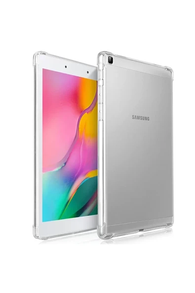 Newface Samsung Galaxy T290 Tab A 8 Kılıf Anti Shock Tablet Silikon - Şeffaf ürün görseli 1