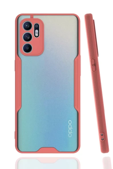 Newface Oppo Reno 6 Kılıf Platin Silikon - Pembe ürün görseli 1