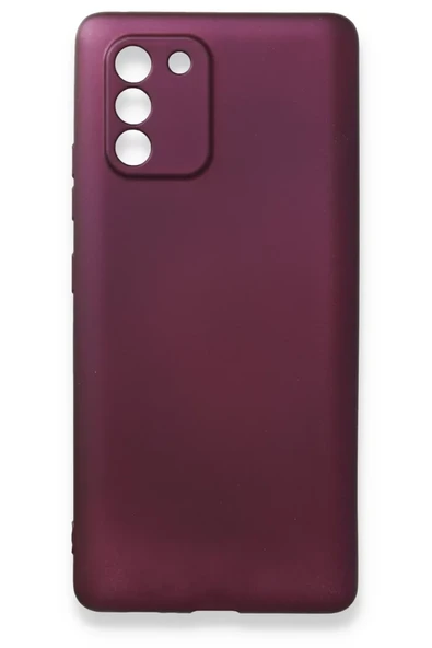 Newface Samsung Galaxy A91 / S10 Lite Kılıf First Silikon - Mürdüm ürün görseli 1
