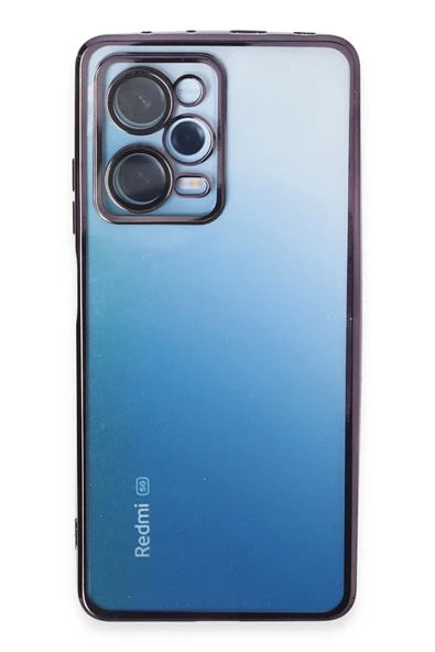 Newface Xiaomi Redmi Note 12 Pro 5G Kılıf Razer Lensli Silikon - Mor ürün görseli 1