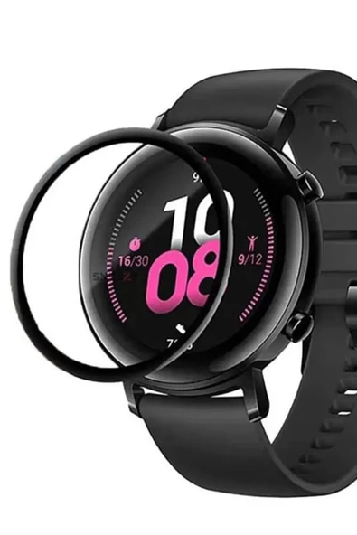 Newface Huawei Watch GT2e Polymer Nano Ekran Koruyucu - Şeffaf ürün görseli 1