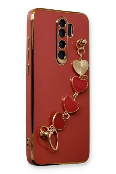 Newface Xiaomi Redmi Note 8 Pro Kılıf Esila Silikon - Kırmızı ürün görseli 1