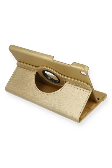 Newface Samsung Galaxy T290 Tab A 8 Kılıf 360 Tablet Deri Kılıf - Gold ürün görseli 1