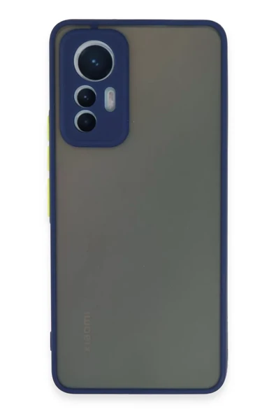 Newface Xiaomi Mi 12 Lite Kılıf Montreal Silikon Kapak - Lacivert ürün görseli 1