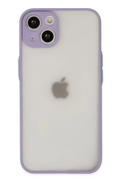 Newface Apple iPhone 14 Kılıf Montreal Silikon Kapak - Mor ürün görseli 1