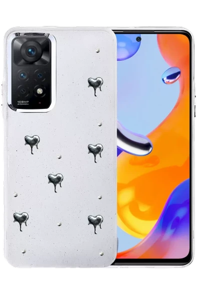 Newface Xiaomi Redmi Note 11 Pro Fiyonk Desenli Kapak - Desen 1 ürün görseli 1