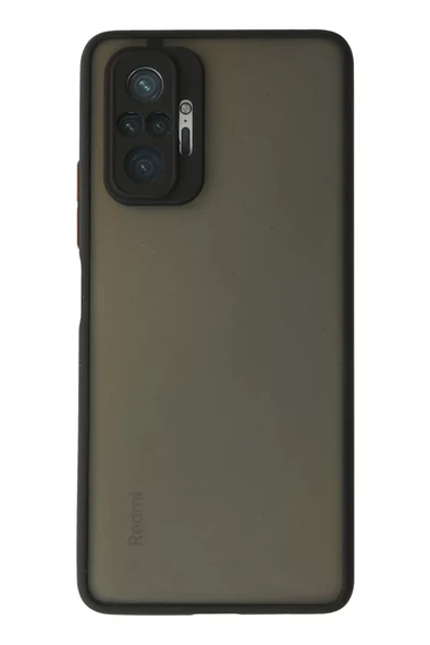 Newface Xiaomi Redmi Note 10 Pro Kılıf Montreal Silikon Kapak - Siyah ürün görseli 1