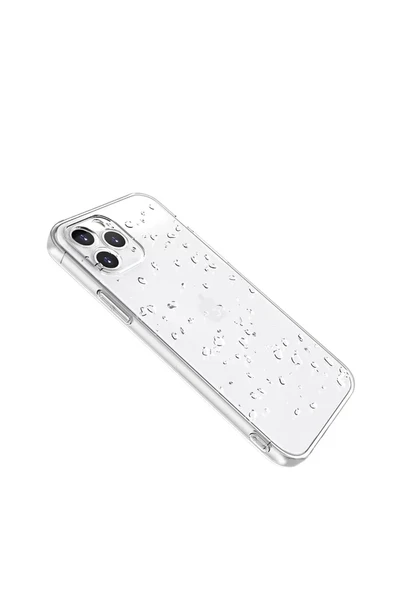 Newface Apple iPhone 14 Pro Max Kılıf Lüx Şeffaf Silikon - Resim 3