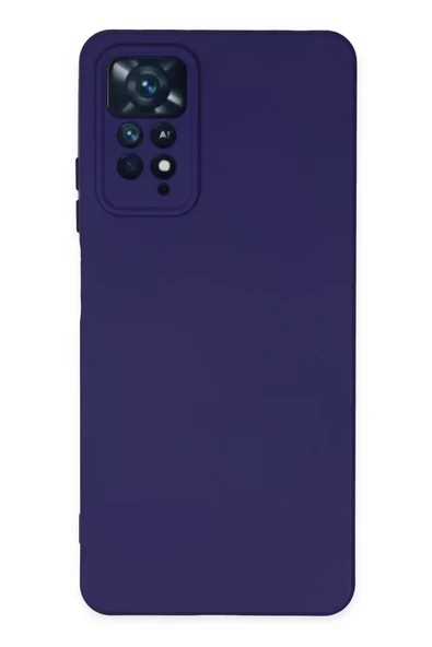 Newface Xiaomi Redmi Note 11 Pro Kılıf Nano içi Kadife Silikon - Mor ürün görseli 1