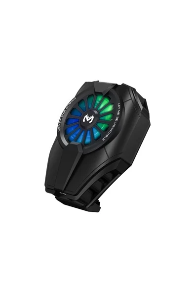 Newface DL06 RGB Radyatör Telefon Soğutucu Fan - Siyah ürün görseli 1