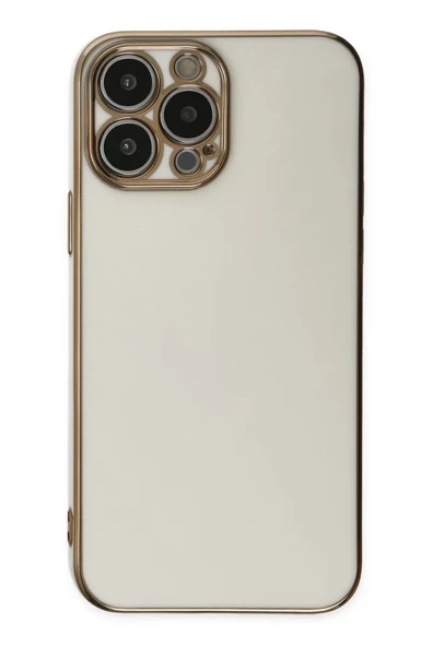 Newface Apple iPhone 15 Pro Max Kılıf Volet Silikon - Beyaz ürün görseli 1