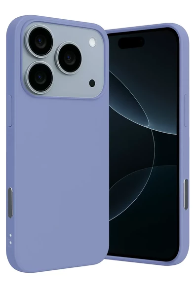 Newface Apple iPhone 17 Pro Max Nano içi Kadife Silikon - Lila ürün görseli 1