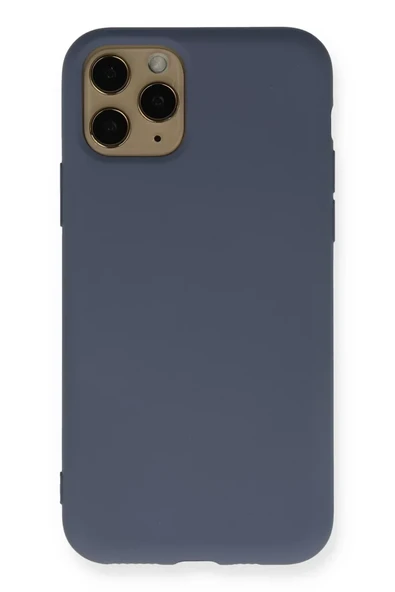 Newface Apple iPhone 11 Pro Kılıf Nano içi Kadife Silikon - Gri ürün görseli 1