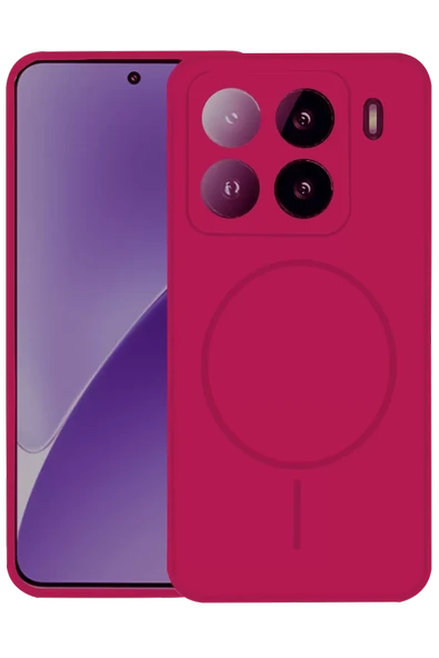 Joko Xiaomi Mi 15 Kılıf Jully Magsafe Kapak - Pembe ürün görseli 1