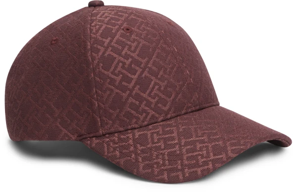 Tommy Hilfiger   TH MONOGRAM CAP Kadın Kırmızı Şapka - AW0AW18058 ürün görseli 1