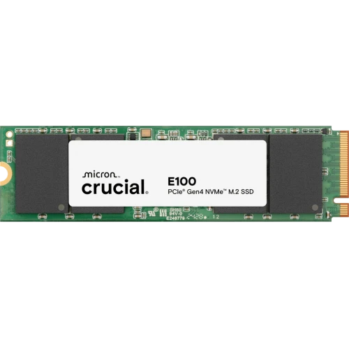 CRUCIAL CT2000E100SSD8, E100, 2TB, 5000/4500, Gen4, NVME PCIe M.2 2280, SSD ürün görseli 1