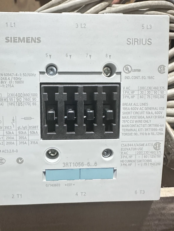 90 KW kontaktör - Resim 2