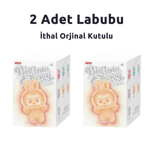 2 Adet Labubu Peluş Askılı Anahtarlık 15 Cm İthal Orjinal Kutulu Sürpriz Biginto Energy ürün görseli 1