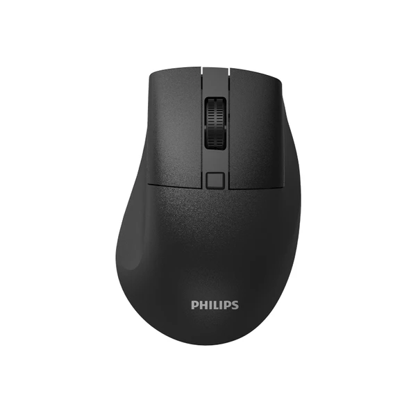 PHILIPS SPK7528B, SESSIZ, Siyah, USB Nano  2,4Gh ve Bluetooth Kablosuz, 1600dpi, Optic, 3 Tuslu Ergonamik Mouse ürün görseli 1