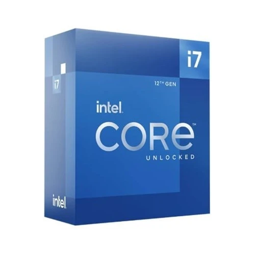 INTEL i7-12700KF 12 Core, 3.60Ghz, 25Mb, 125W, LGA1700, 12.Nesil, BOX, Dahili Grafik YOK, Fan YOK ürün görseli 1