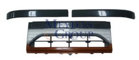 Mitsubishi Canter 1998-2006 Fe515 Ön Panjur Sarı - Beyaz Reflektörlü (Tw) (Adet) (Oem No:Mc139303) ürün görseli 1