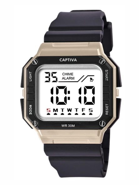 Captiva Digital 3 Atm Suya Dayanıklı Işık+Alarm+Kronometre+Takvimli Çoçuk Kol Saati CP.YN.26.M1 ürün görseli 1