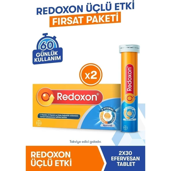 Redoxon 3'lü Etki 30 Efervesan Tablet 2 Adet ürün görseli 1