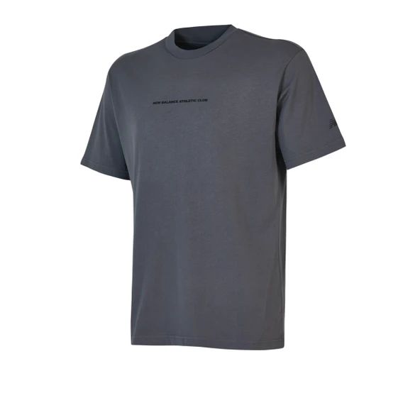 New Balance   NB Lifestyle Men Tshirt Erkek Gri T-Shirt - MNT1648 ürün görseli 1
